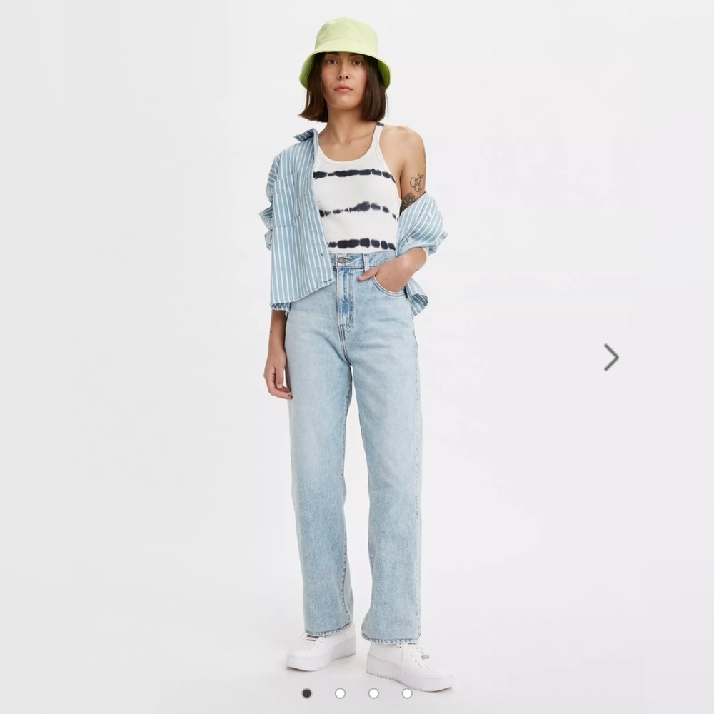 Levi’s - High waisted straight jeans